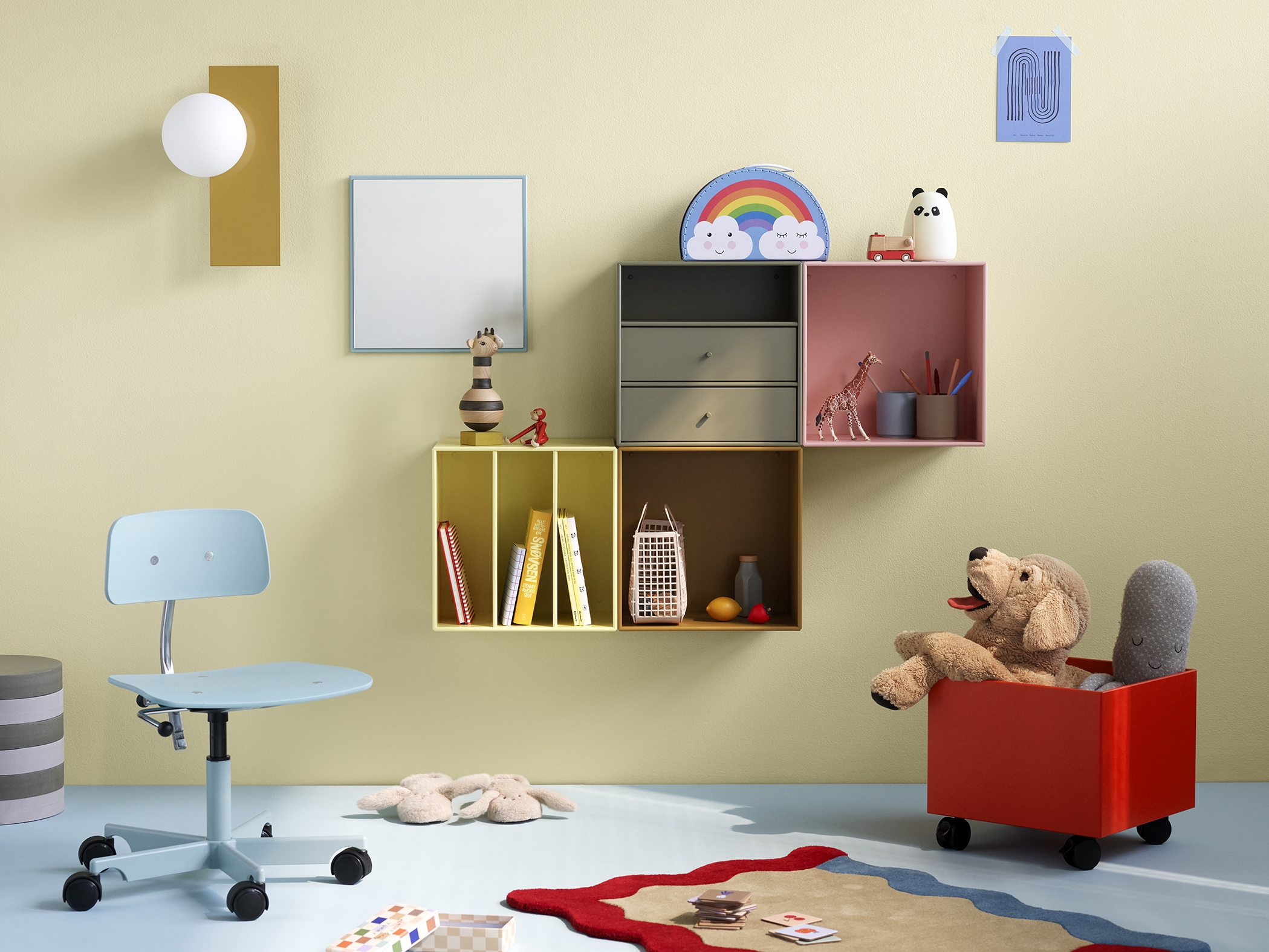 Montana Mini Play box MP1001 – Storage box on castors